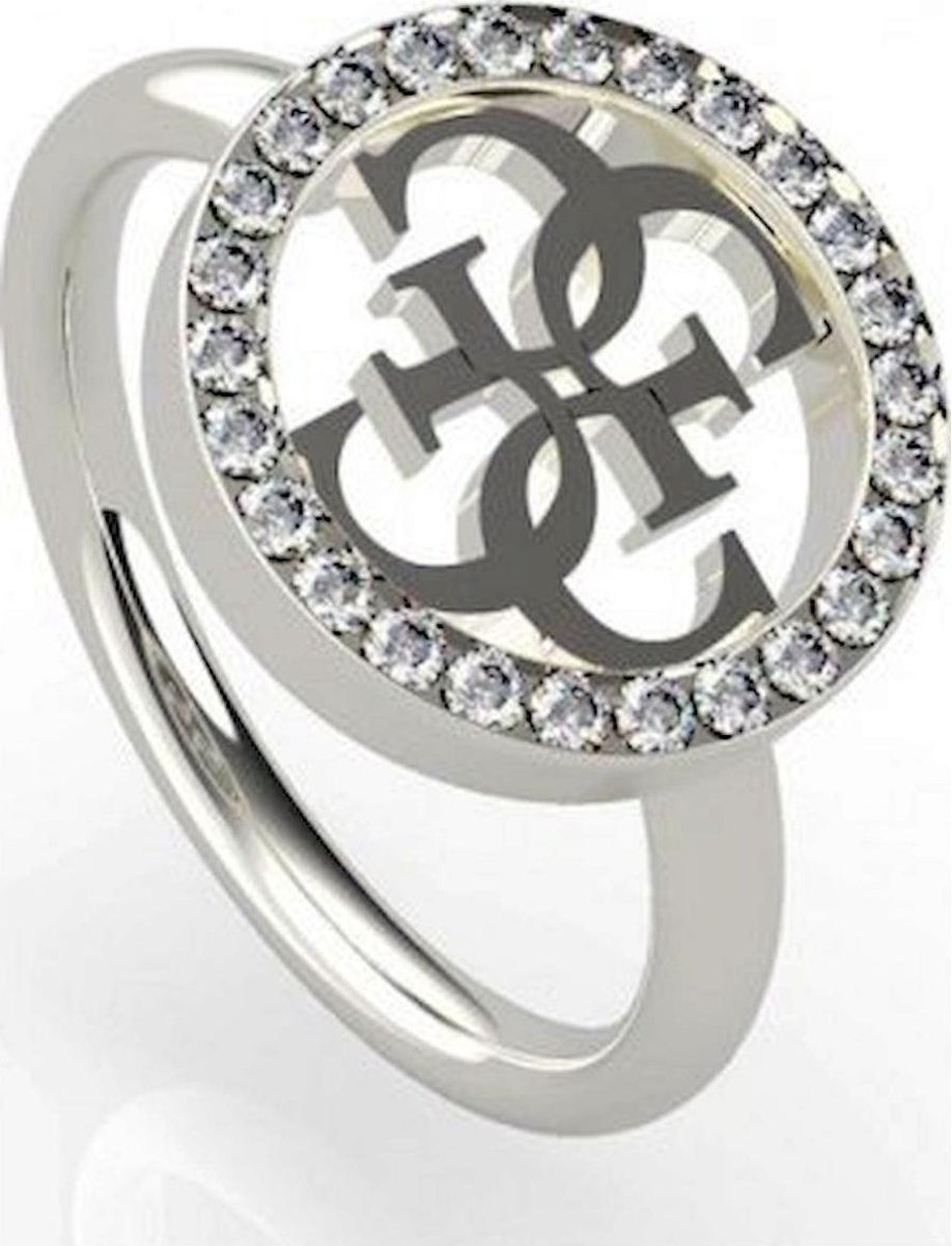 Verpletteren Jane Austen aanwijzing GUESS Equilibre Dames Ring Staal - Zilverkleurig - 17.25 mm / maat 54 |  bol.com