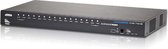 Desktop Kvm 16-Port Usb - Hdmi Kvm Switch With Usb Peripheral Port 1U-Rack