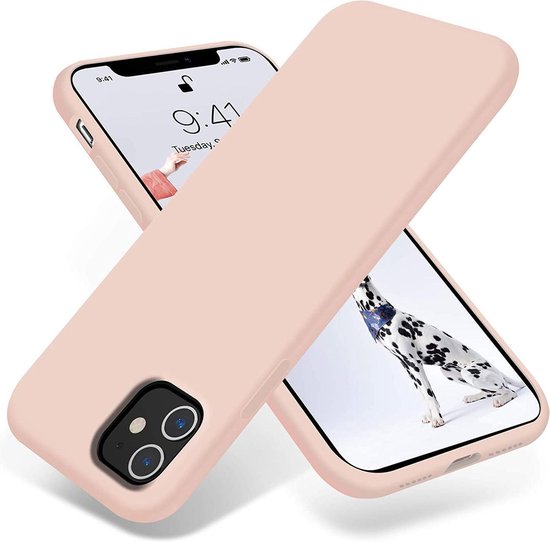Dezelfde Lotsbestemming bitter Siliconen telefoonhoesje geschikt voor Apple iPhone 11 Pro Max Roze |  bol.com