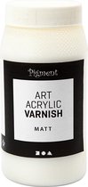 Art Acrylic vernis, 500 ml, wit, mat transparant