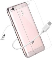 Xiaomi Redmi 4A - 3IN1 Series -TPU+USB Kabel+Screenprotector