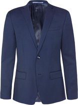 WE Fashion Heren regular fit blazer met fijne structuur Tom - Maat S (44)