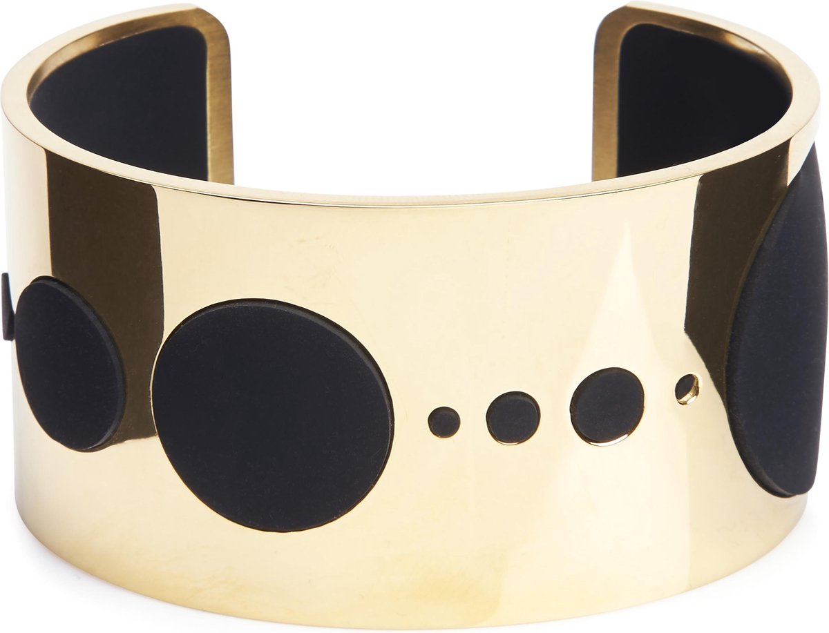 Rubz bangle in soft gold met 2 extra gekleurde bandjes