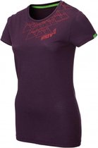 Inov-8 Tri Blend SS Angle Hardloopshirt Dames Paars