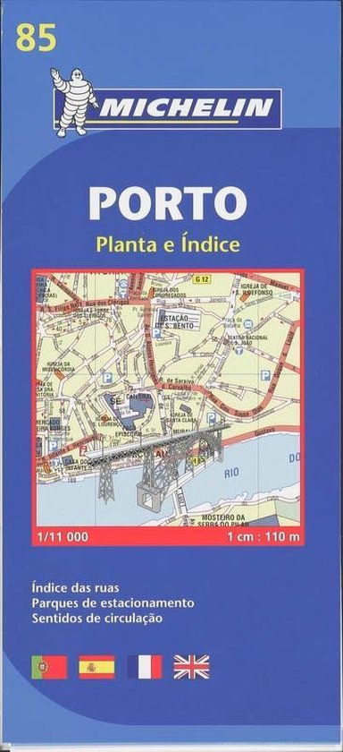 Cover van het boek 'Porto' van Michelin 85