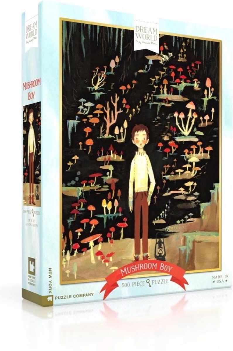 New York Puzzle Company Puzzel Mushroom Boy - 500 stukjes