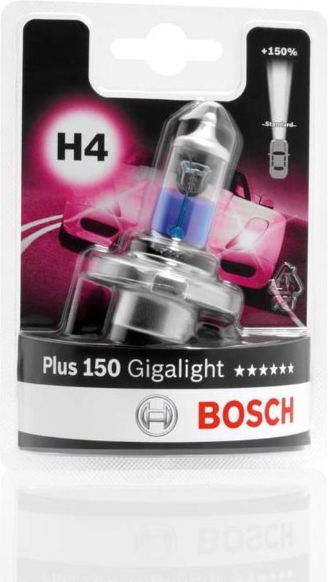 Bosch Incandescent Gigalight Plus 150, lampe de véhicule, H7, 12V, 55W,  Sockel PX26d | bol.com