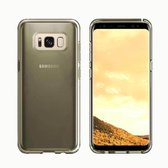 FONU Siliconen Backcase Hoesje Samsung Galaxy S8 - Zwart/Transparant