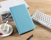 P.C.K. Hoesje/Boekhoesje/Bookcover/Bookcase/Book draaibaar lichtblauw geschikt voor Samsung Galaxy TAB A T510 (2019)