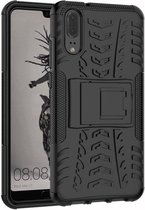Schokbestendige Back Cover - Huawei P20 Lite - Zwart