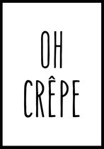 Oh Crepe poster A2