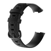 watchbands-shop.nl Siliconen bandje - Fitbit Charge 3 - rock blue - Large
