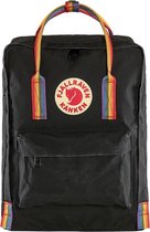 Fjallraven Kanken Rainbow Rugzak 16 liter - Black-Rainbow Pattern