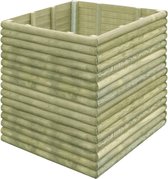 Plantenbak - 106x106x96 cm - FSC geïmpregneerd grenenhout - Rotbestendig