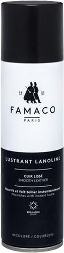 Famaco Lustrant Lanoline - shine-spray - glansmiddel voor
leer - kleurloos