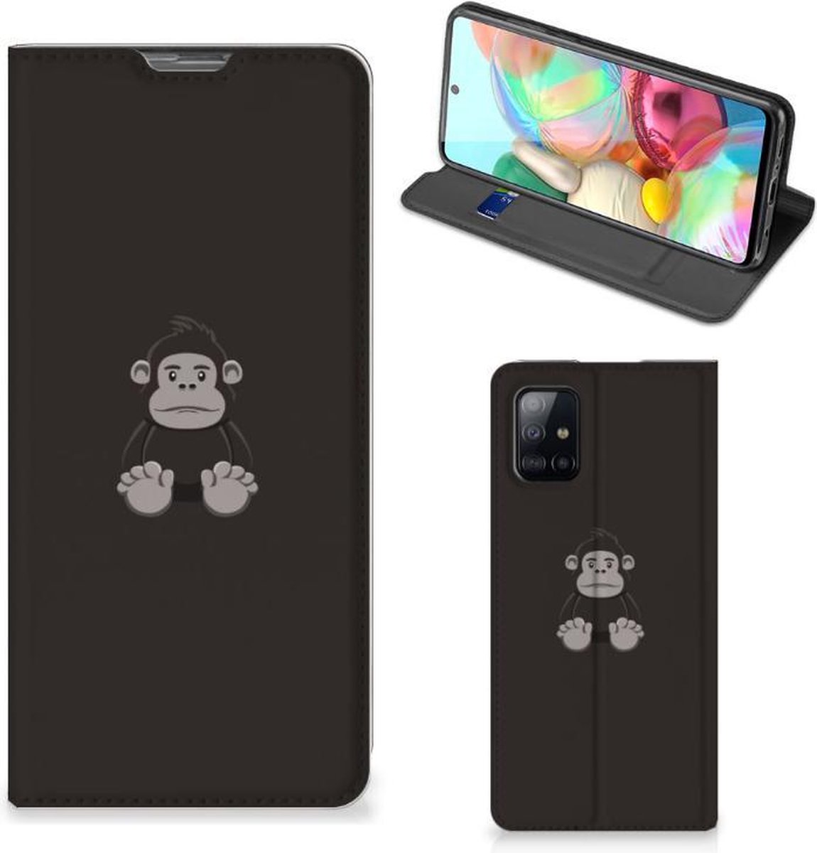 Book Case voor Samsung Galaxy A71 Magnet Case Gorilla