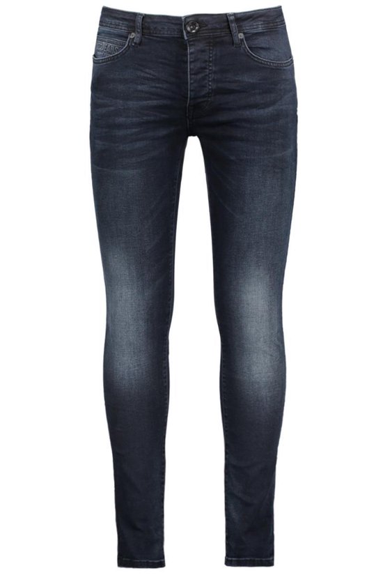Cars Jeans - Jeans pour hommes - Super Skinny - Stretch - Longueur 34 - Poussière - Bleu Noir