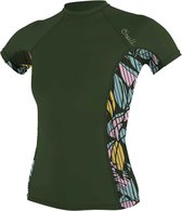 O'Neill - UV-shirt voor dames met korte mouwen - Rash Guard - Olijfgroen - maat L