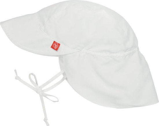 Lässig Splash & Fun Sun Protection flaphoed - wit 0 - 6 maanden