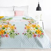 Beddensprei_sprei_kleur_munt_200X220cm_100% POLYESTER_