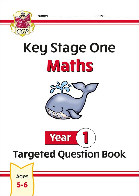 CGP Year 1 Maths- KS1 Maths Year 1 Targeted Question Book - cover