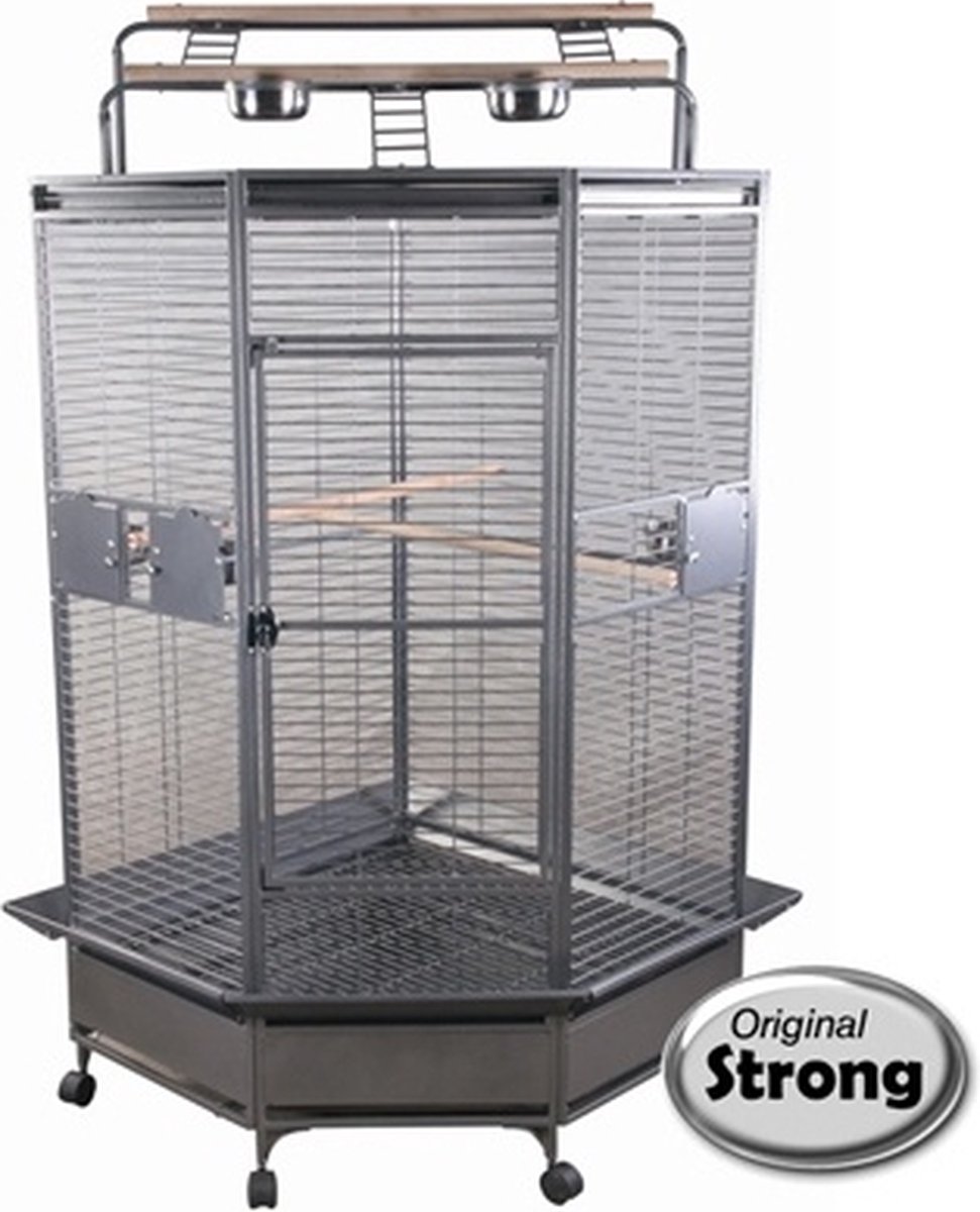 Papegaaienkooi Erika Silvertone Grey