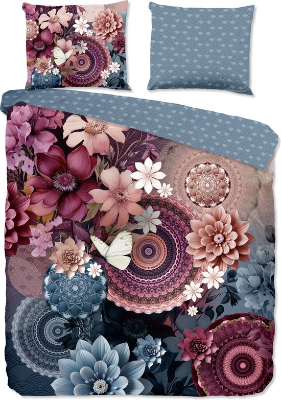HIP dekbedovertrek mandalas & bloemen - 2 persoons 200x200/220 cm - Multi - 100% Katoen satijn — afbeelding 5