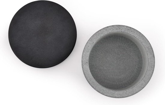 Zoutpot met deksel en 3 vakken kopen