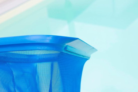 Bodem schepnet - Vuilnet zwembad - Zwembad reinigen - Versterkt kunststof frame - Diep net - Blauw — afbeelding 3