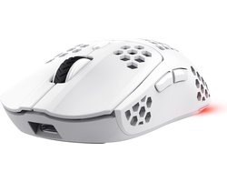 Trust GXT929W Helox - Draadloze Gaming Muis - Ultra licht - RGB verlichting - 4800 DPI - Wit