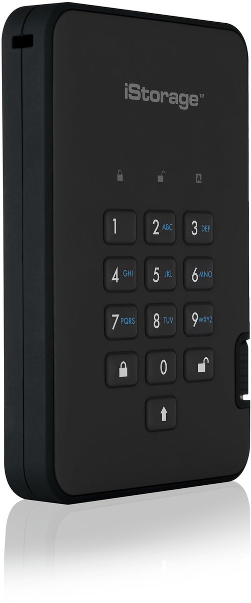 iStorage diskAshur 2 - externe harde schijf - 1000 GB - Cijfercode - Zwart van Merkloos — afbeelding 5