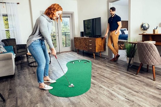 Golf Putting Groen voor Thuis en Kantoor - Perfect voor Korte Speltraining van Merkloos — afbeelding 2