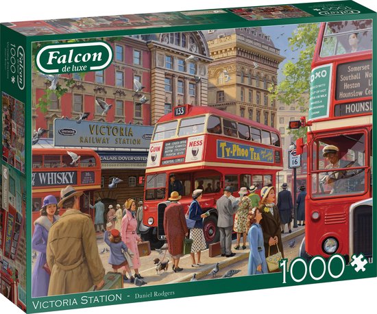 Foto: Falcon de luxe falcon victoria station 1000 stukjes 