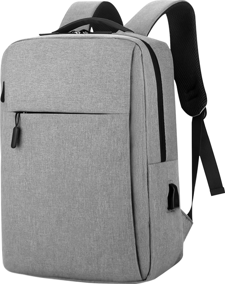Alta Moda, Rugzak Laptop Geïntegreerde USB-poort, Grijs