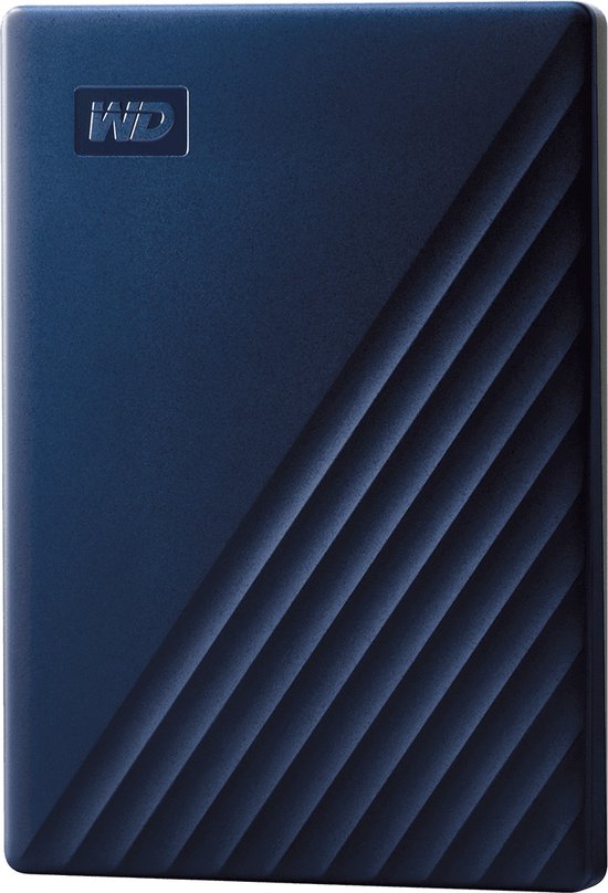 Western Digital My Passport - Compatibel met Mac - Externe Harde Schijf - Blauw - 2 TB