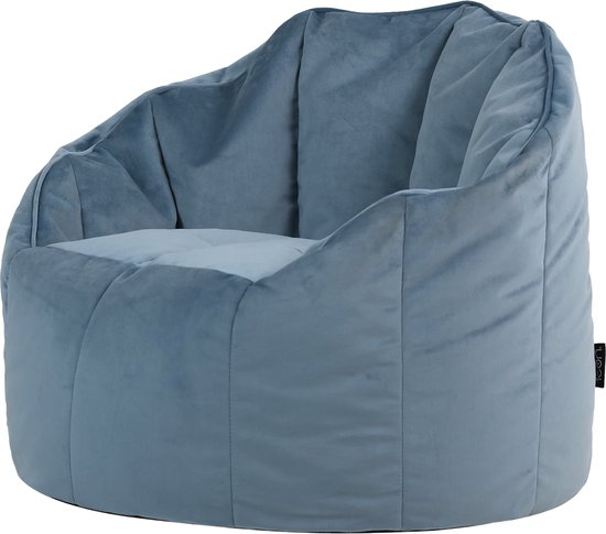 icon - Sirena Zitzak - Accent Fauteuil - Velours - Blauw