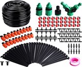 30m Micro Drip Irrigation Kit DIY Plant Spray Sprinklers Drip System Heavy Duty Tube Water Hose Set for Garden Greenhouse Flowerbed