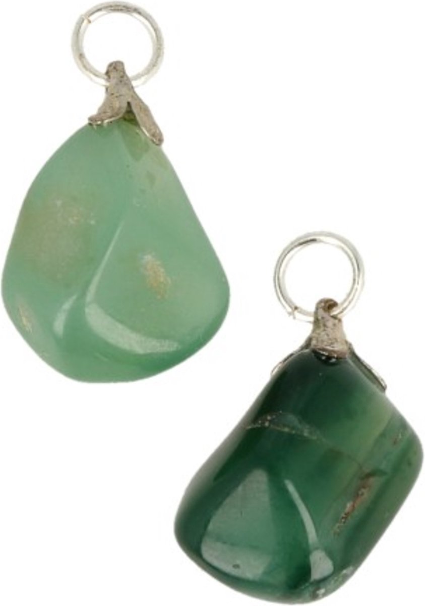 Onyx groen edelsteen hanger