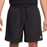 NIKE M NK CLUB FLOW SHORT Heren Sportbroek - Zwart - Wit - Maat M