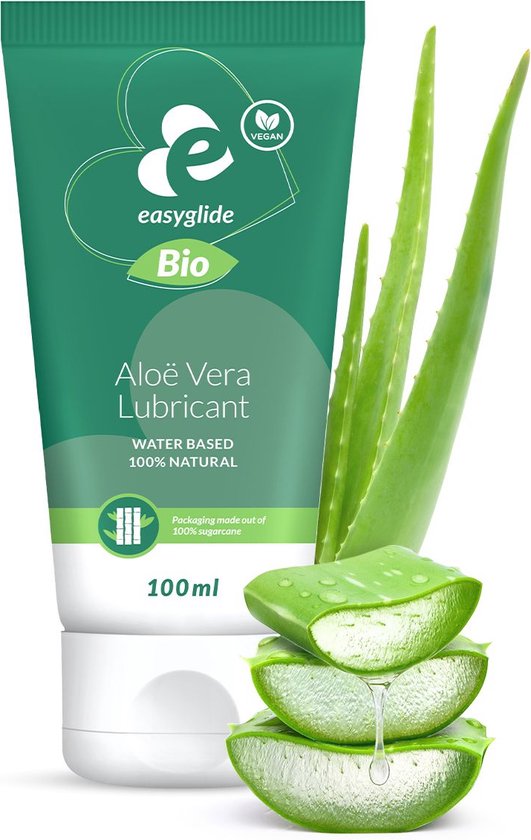 EasyGlide - Bio & Natural Glijmiddel op Waterbasis - Aloë Vera - 100 ml