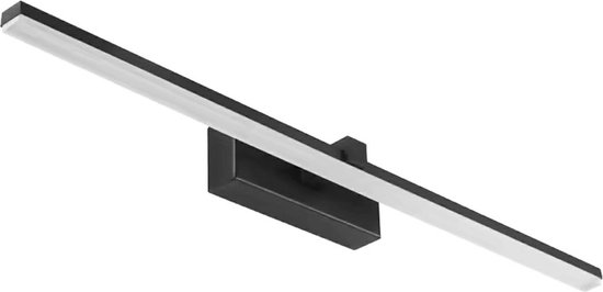 Spiegelverlichting - Badkamerlamp - Spiegel Verlichting - Led Verlichting - Spiegellamp - Badkamer Verlichting - Zwart - 60 cm Breed