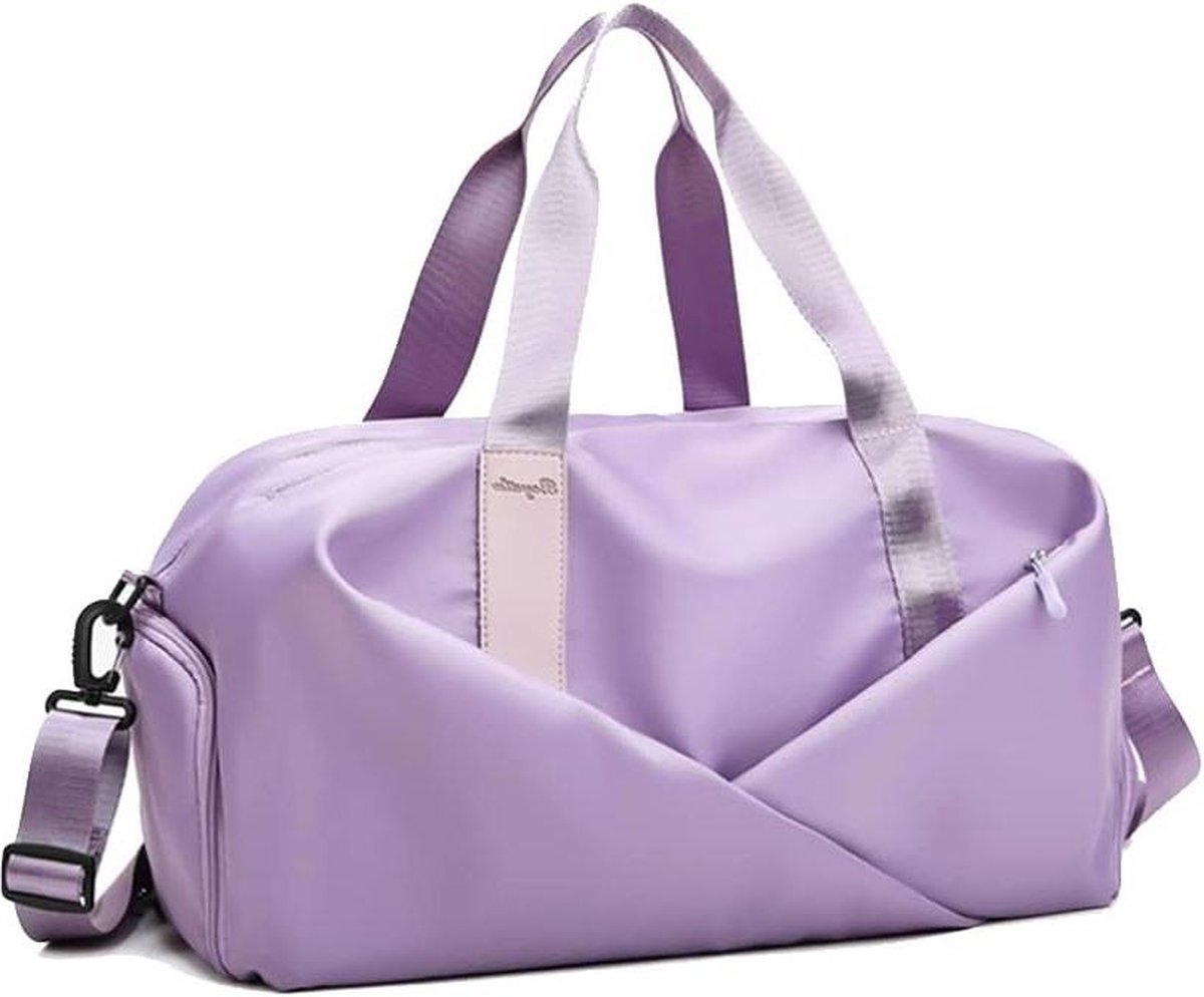 Grote Overnachting Tas - Lichtgewicht Duffel Bag voor Vrouwen en Mannen met Natte Zak - Weekend Reizen Sport Gym Tote Bag Carry On Bagage Schoudertas met Schoenen Compartiment