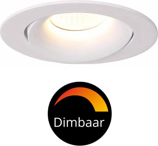 ENUOTEK Dimmable LED Spot 12W Recessed Spotlight Ceiling, Bathroom Living Room Kitchen Spotlights IP44 1100Lm, CCT Selectable 3000K 4000K 6000K, Cut Out Diameter 110-135MM 3 Pack