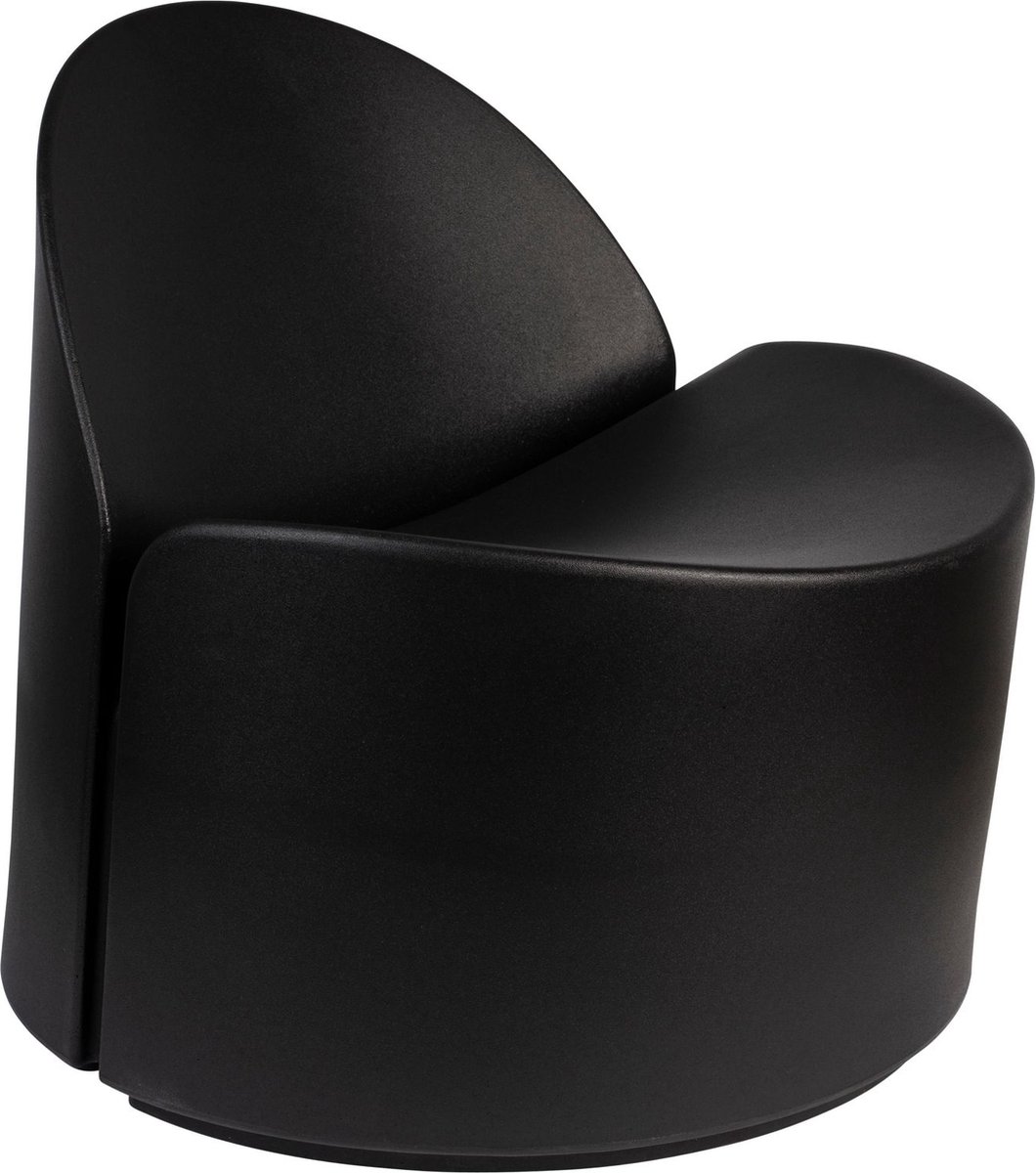 Zuiver Bloom Fauteuil Zwart/Zwart