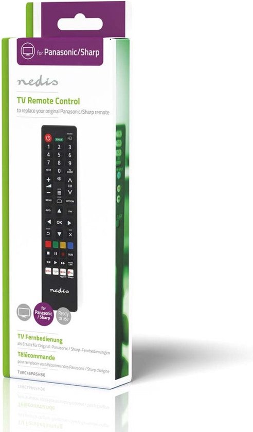 Universele afstandsbediening voor Sharp Aquos TV