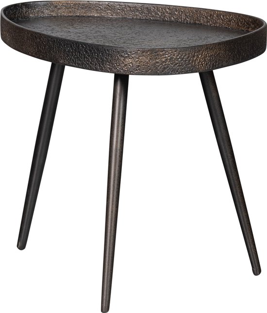 BePureHome Tables d'appoint Brut - Zinc - Bronze Antique - 39x71x52