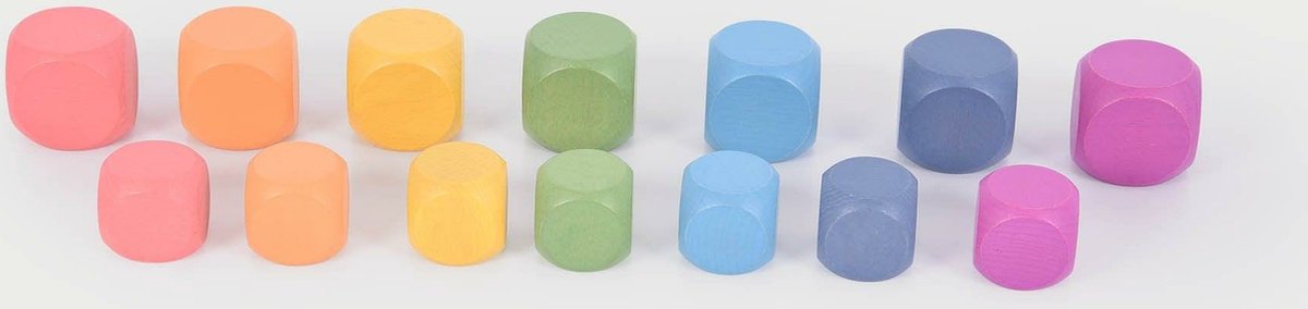 tickit® Regenboog Houten Kubussen