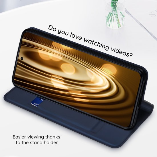 Techsuit Magskin Book Wallet Housse pour HONOR Magic5 Lite - Zwart