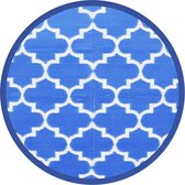 Bol.com vidaXL - Buitenkleed - Ø160 - cm - polypropeen - blauw aanbieding