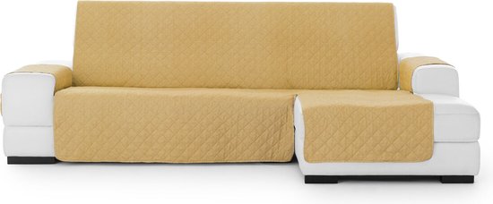 Chaise longue linkszijdig bouclé donkergroen CHEVANNES Chaise longue linkszijdig bouclé donkergroen CHEVANNES